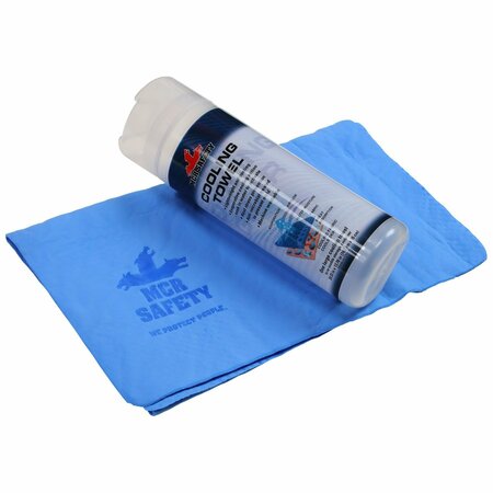 MCR SAFETY Garments, Blue PVA Cooling Towel - 30''L x 14'' W CGT03